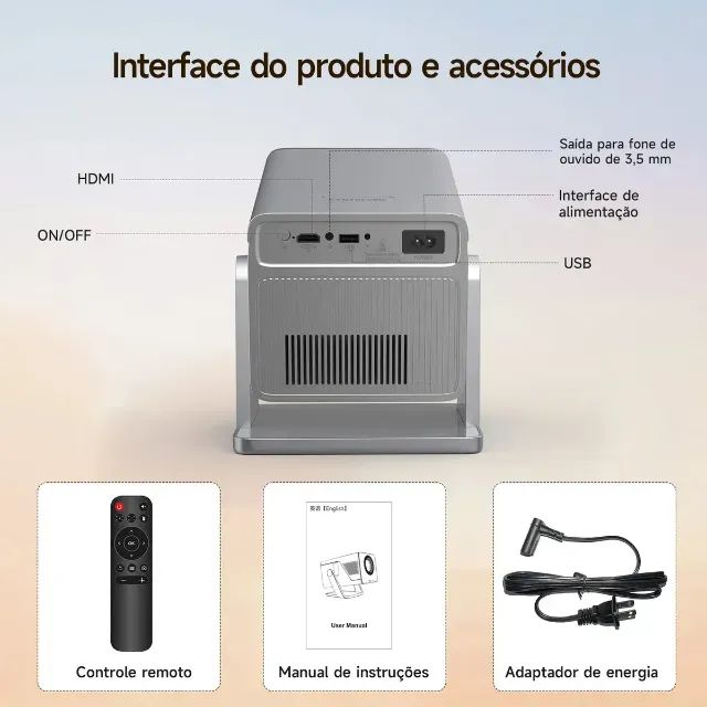 Projetor Magcubic X7 Android 14 - Foto 2