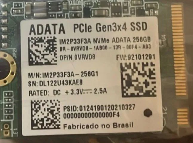ssd nvme adata 256gb pc3 gen4 com adaptador - Foto 2
