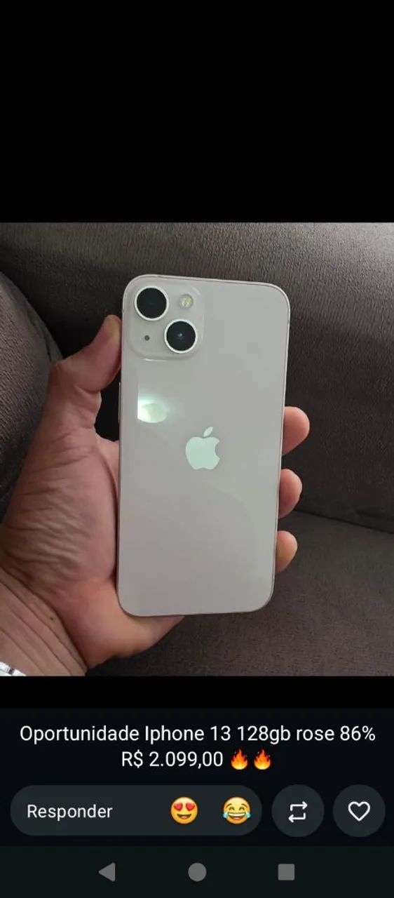 iPhone 13 128g rose - Foto 2
