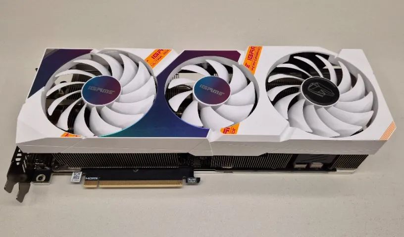  Placa de vídeo Colorful iGame RTX 3070 Ti 8GB Ultra White OC Triple Fan LED - TOP! - Foto 6