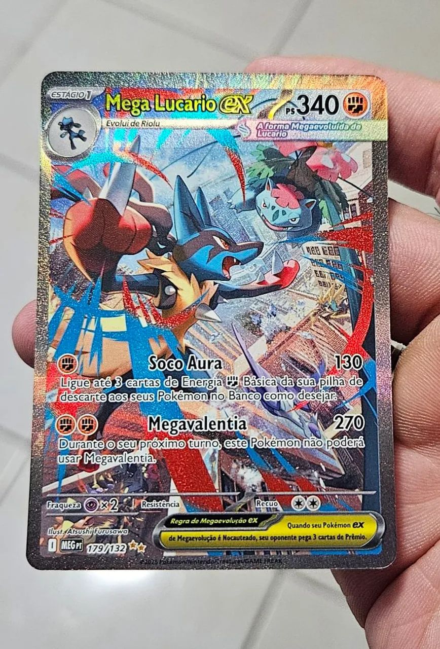 Carta Pokemon - Mega Lucario EX 