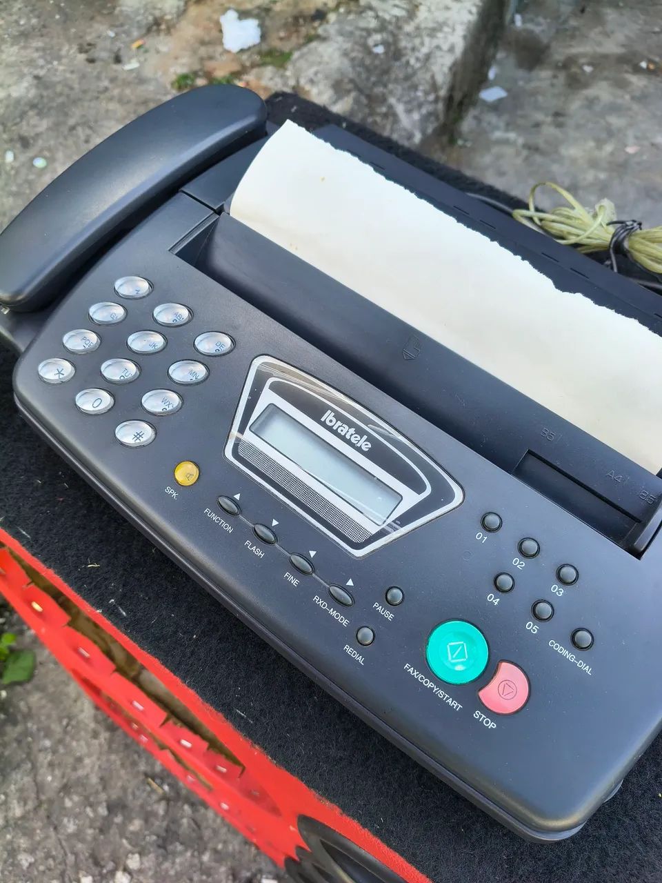 Aparelho De Fax Vintage Ibratele F816 E - Perfeito E Funcional!
