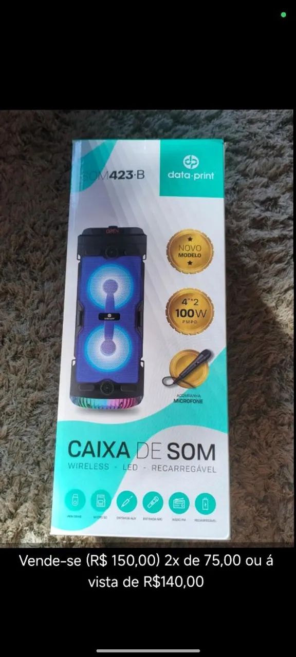  caixa de som  - Foto 3