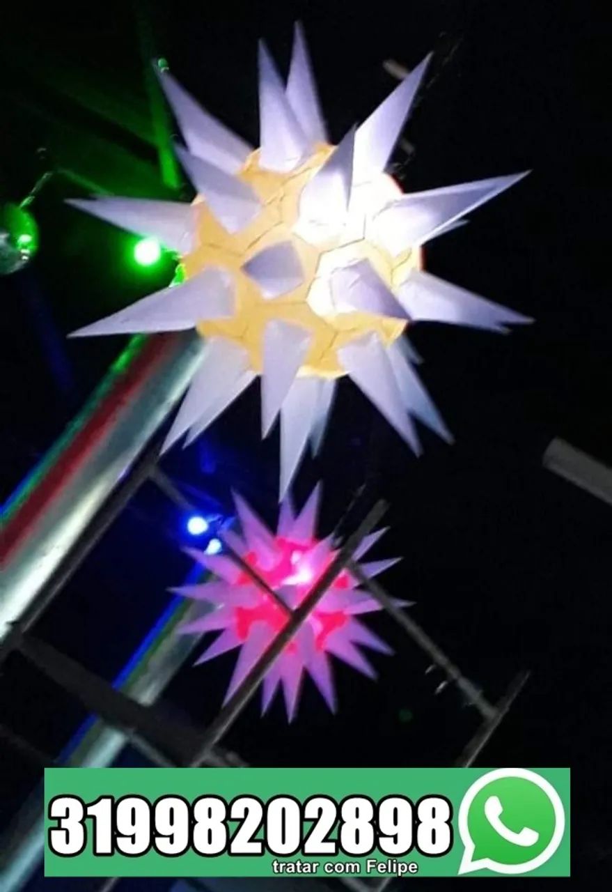 Aluguel de Estrelas Infláveis Sputnik para decoração boates e eventos - Foto 4