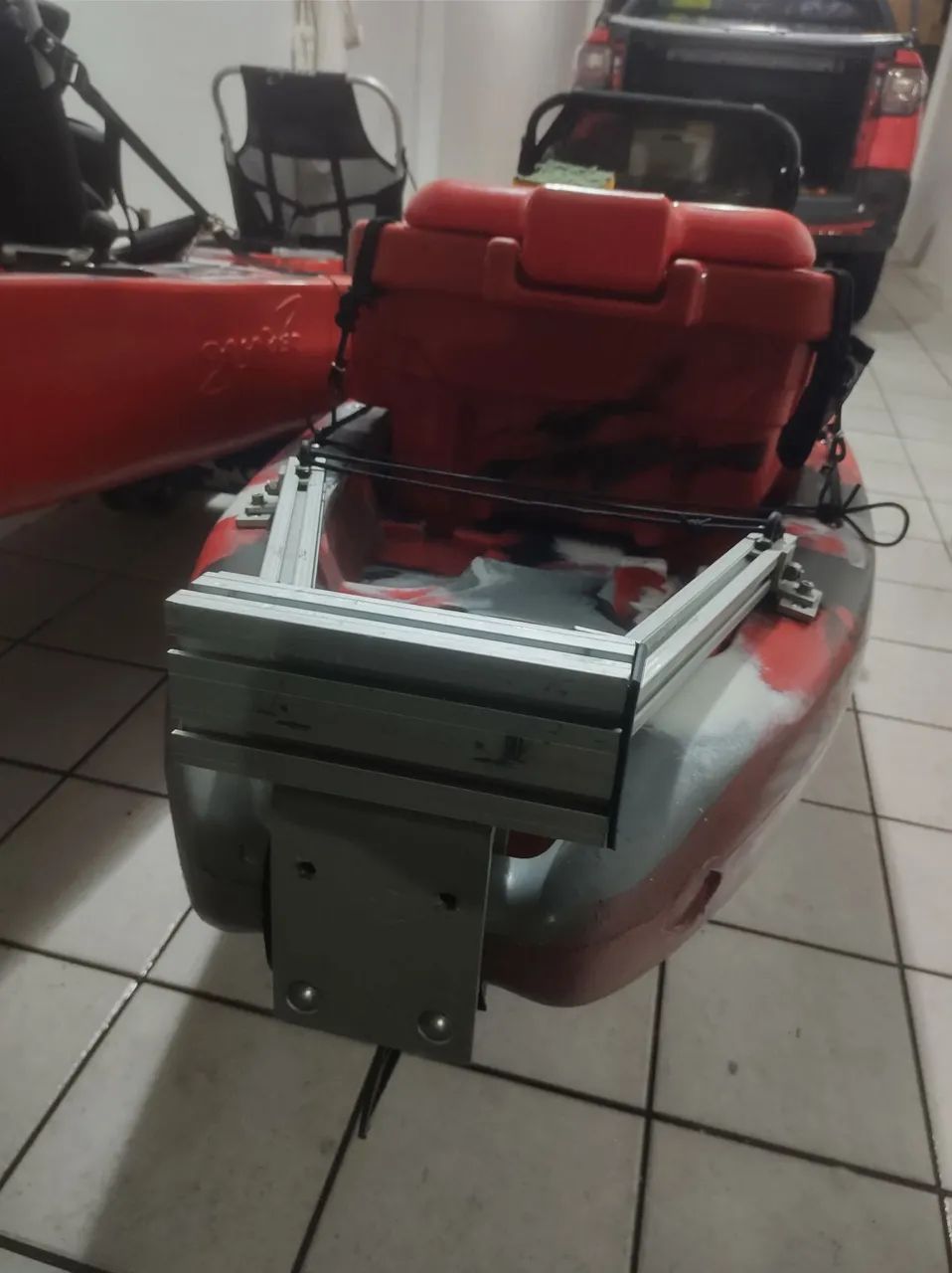 Suporte motor caiaque  - Foto 5