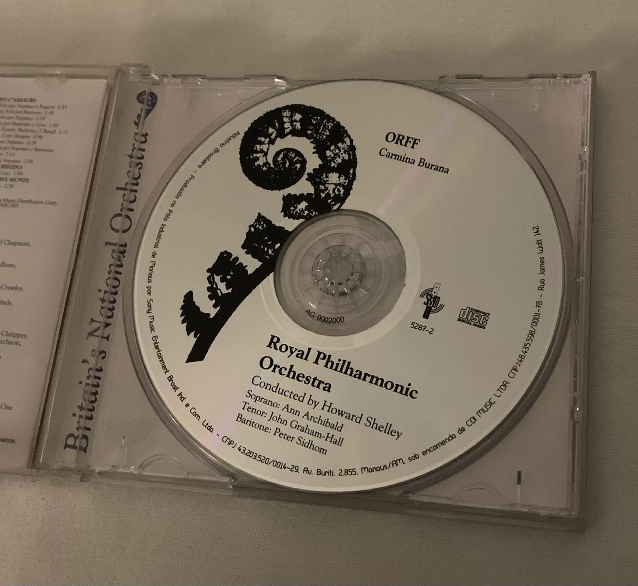 cd royal philharmonic orchestra carl orff carmina burana - Foto 4