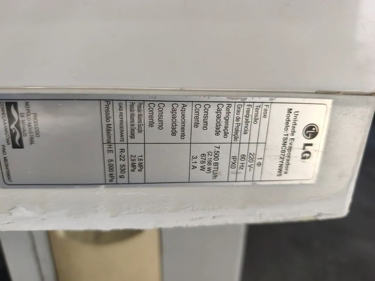 Ar condicionado 7500 BTUs  - Foto 5