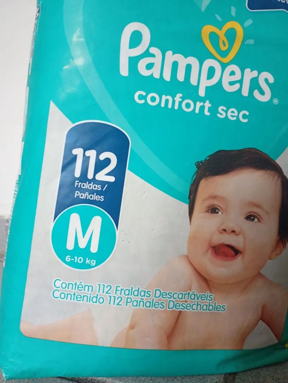 Fraldas Pampers confort sec  - Foto 2
