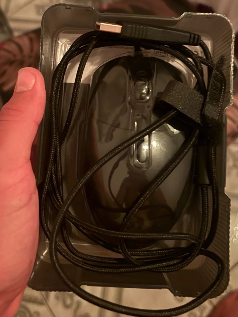 MOUSE REDRAGON COM LED NOVO - Foto 3