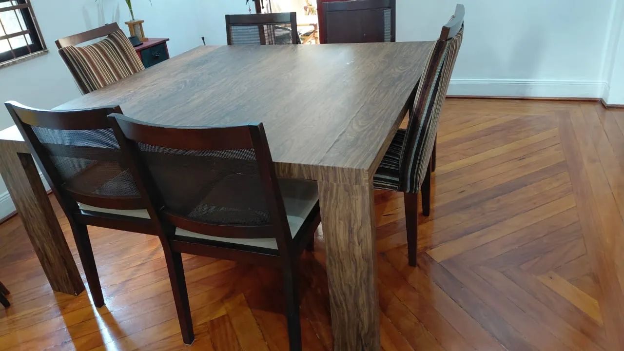 Mesa jantar 6 cadeiras 