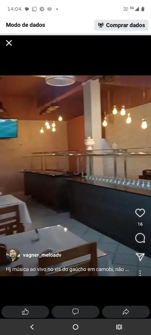 buffet pista fria e pista quenete.