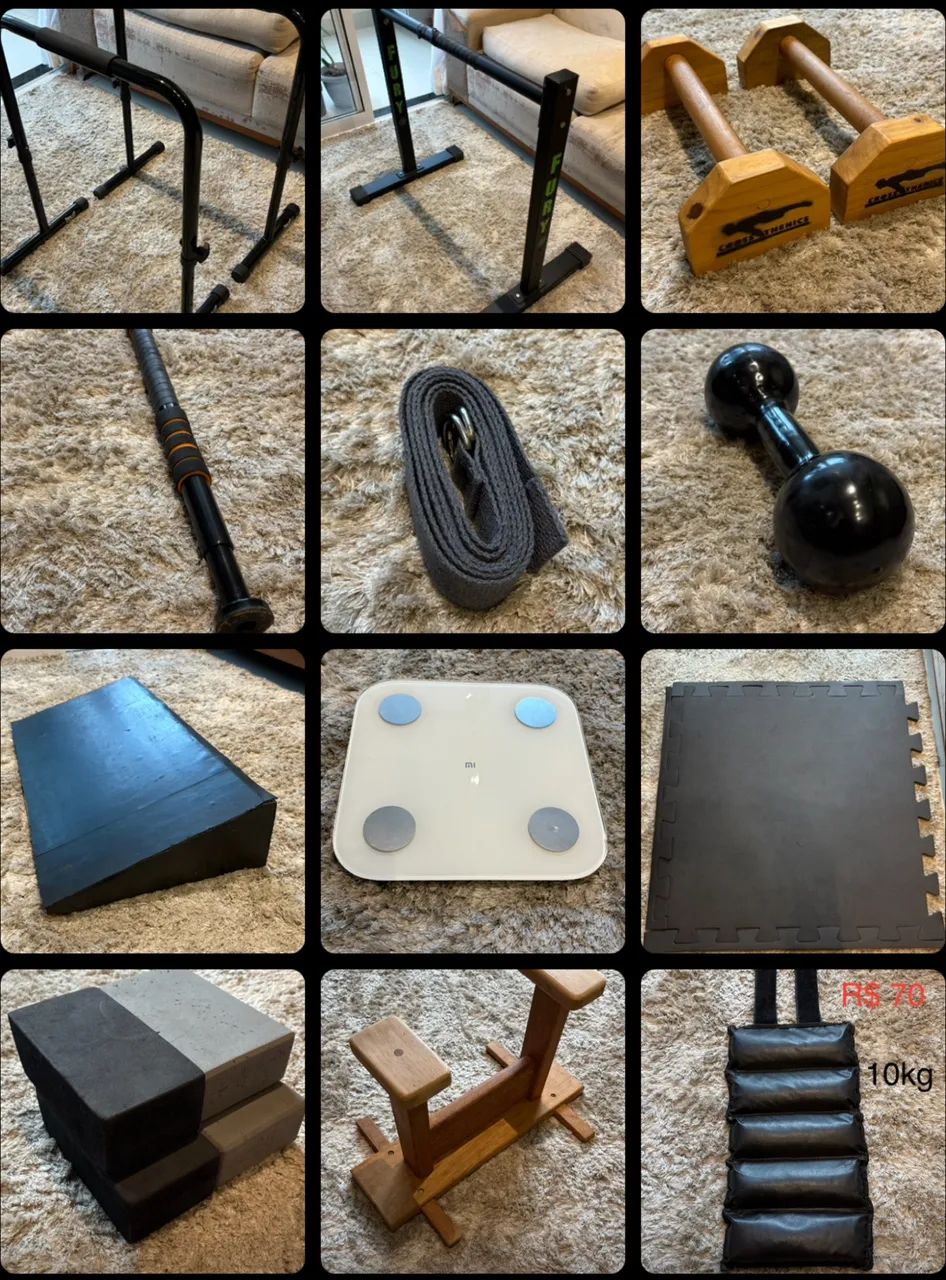 Equipamentos de treino