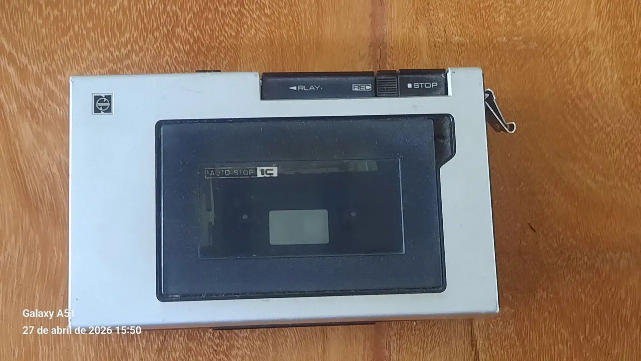 Rádio gravador antigo panasonic 