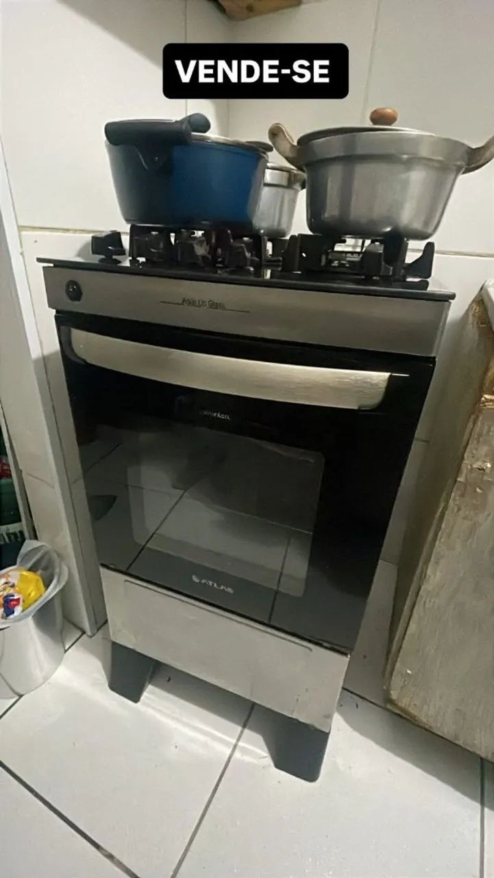 Fogão 4 Eletrônico 