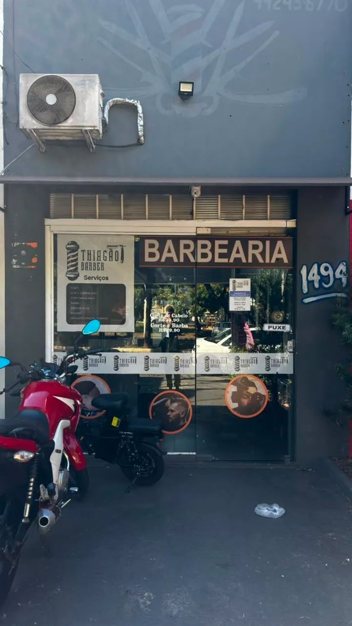 Barbearia a venda. 