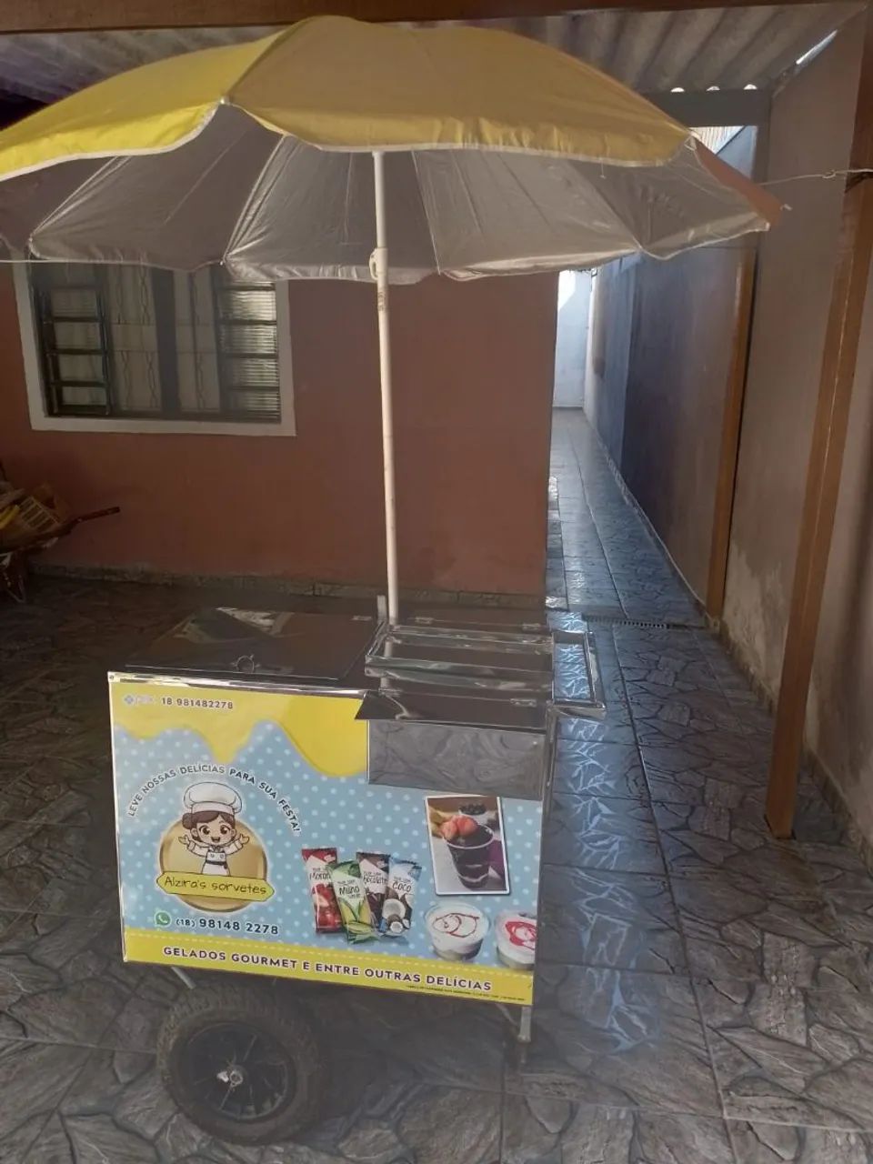 Vendo carrinho de sorvete - Foto 2