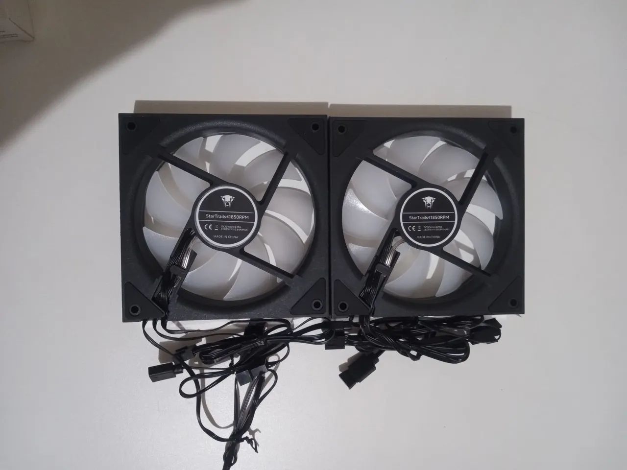 2 VENTOINHAS REVERSAS JUNGLE LEOPARD STAR TRAIL ARGB FANS - Foto 2