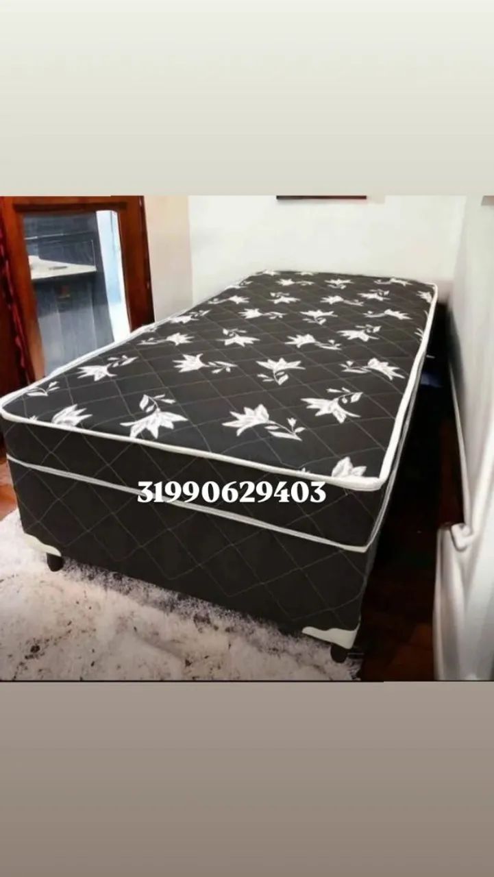 Cama box solteiro molas Patrícia/ disponível em estoque!!!