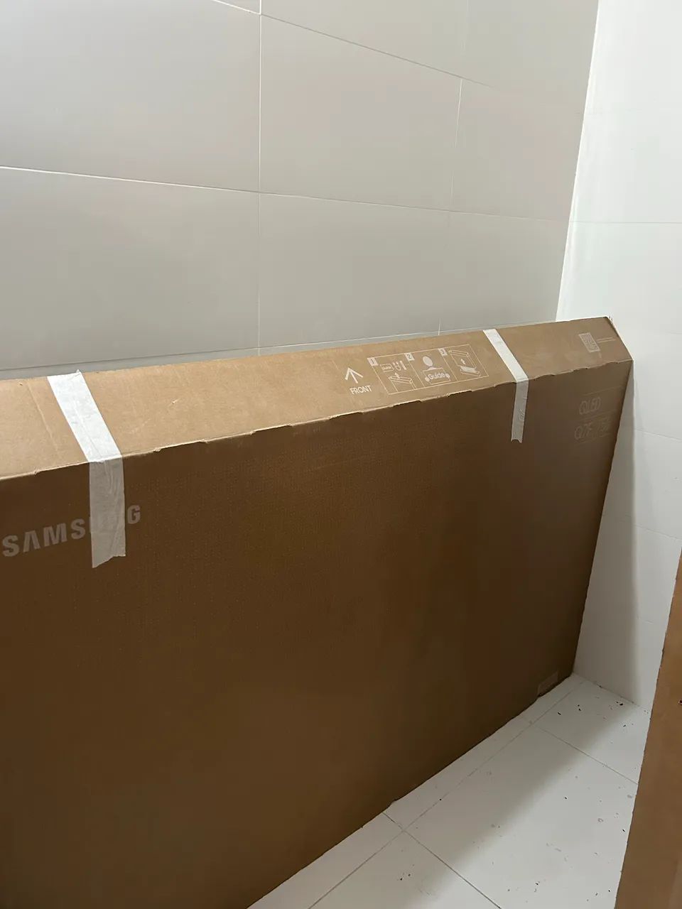 Caixa para transportar TV 75 polegadas 