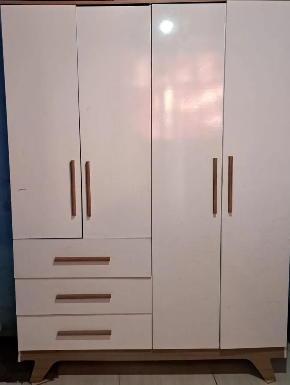  Guarda-Roupa Infantil Branco - Foto 2