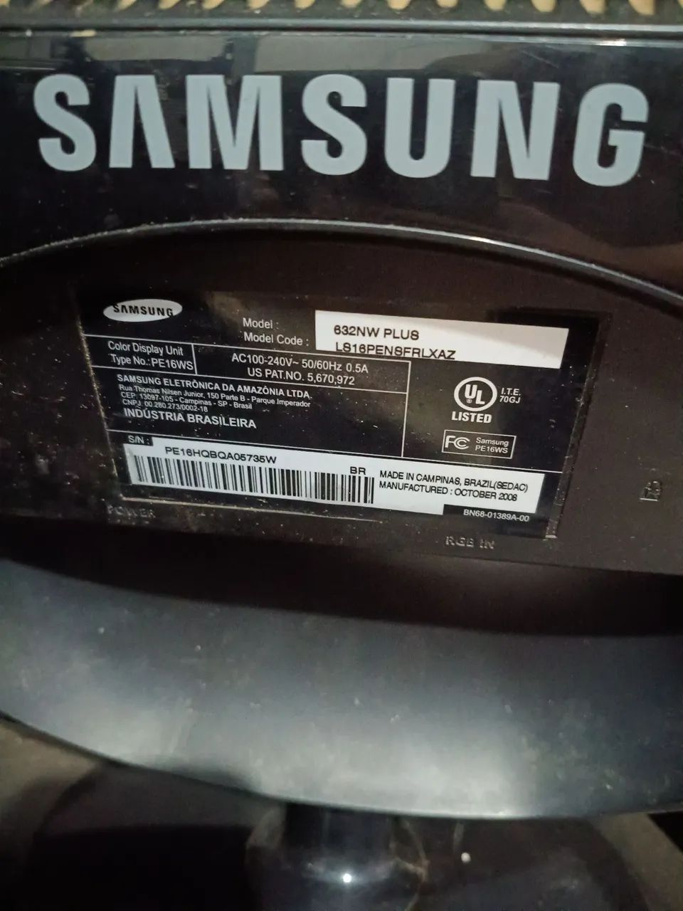 Monitor LCD Samsung 16" - Foto 4