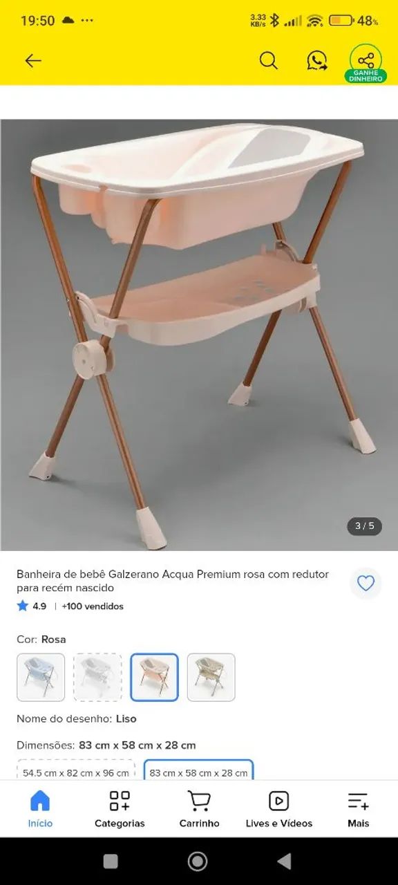 Banheira para bebê menina - Foto 3