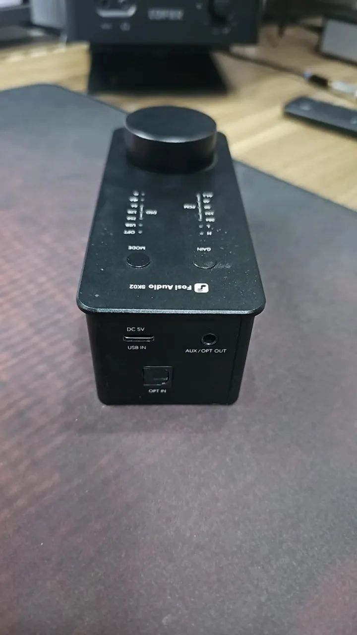 Fosi Audio SK02 - DAC e Amplificador de Fone de Ouvido Hi-Fi