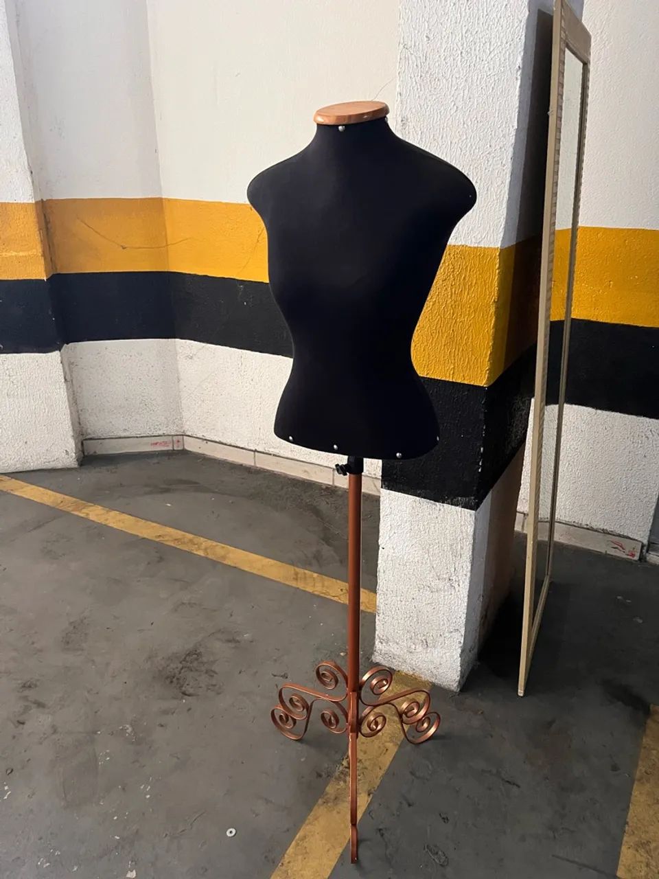 Manequim busto tecido
