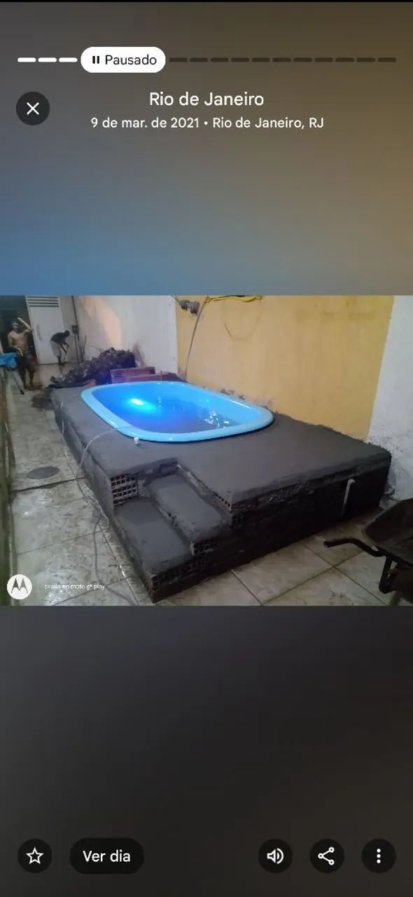 Piscina de fibra completas e instaladas com deck  - Foto 4