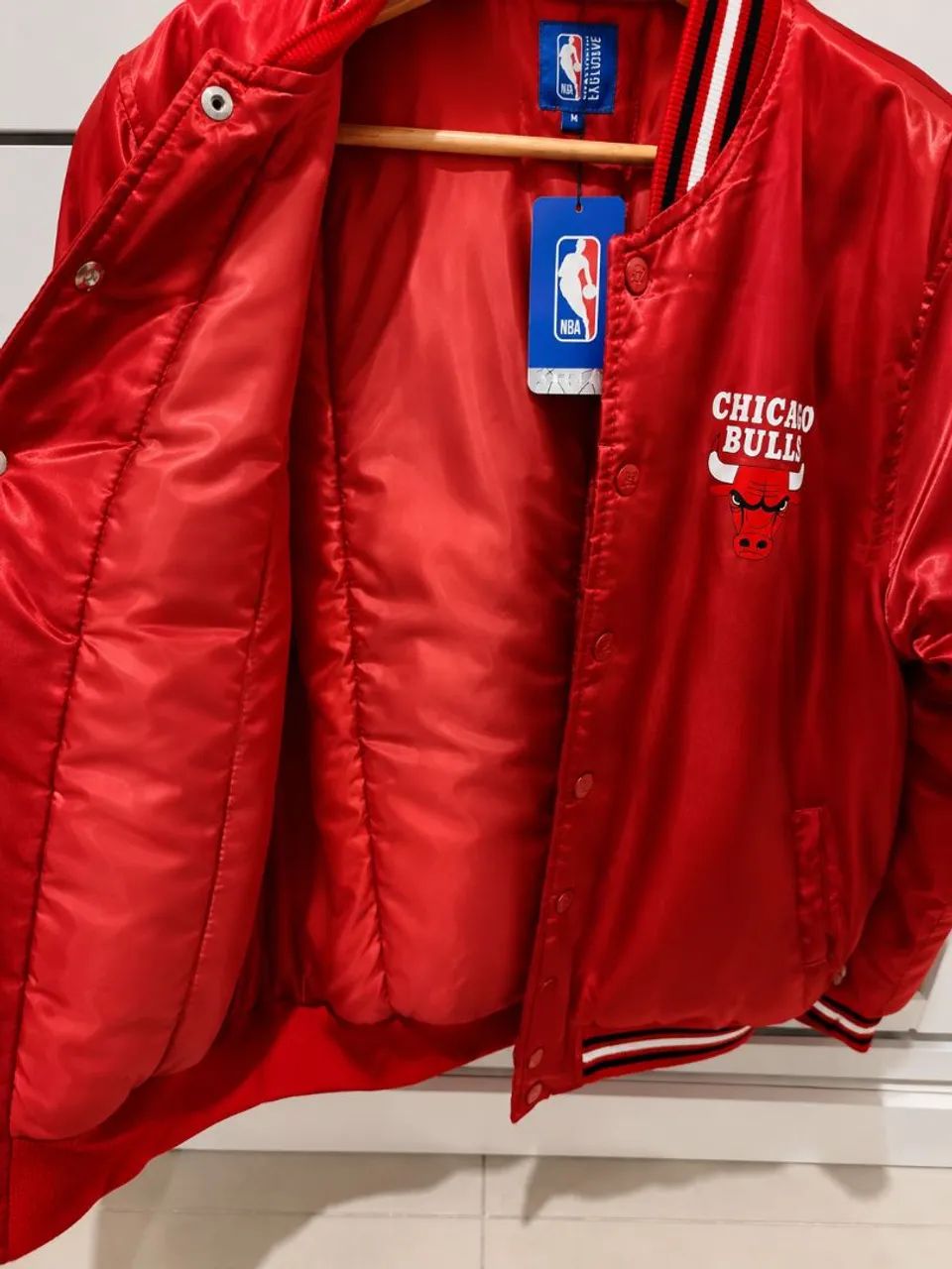 Jaqueta Cetim Chicago Bulls - Foto 2