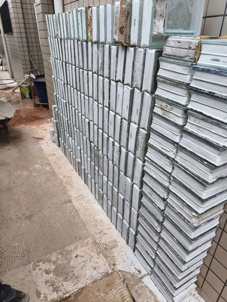 Tijolo bloco de vidro de qualidade tamanho 20x20 