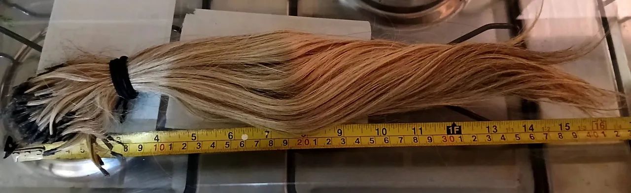 Vendo cabelo loiro mesclado - Foto 2