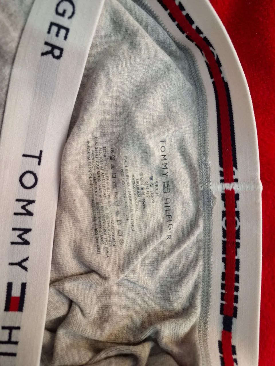 Cueca slip com elástico Tommy Hilfiger, tamanho M - Foto 2