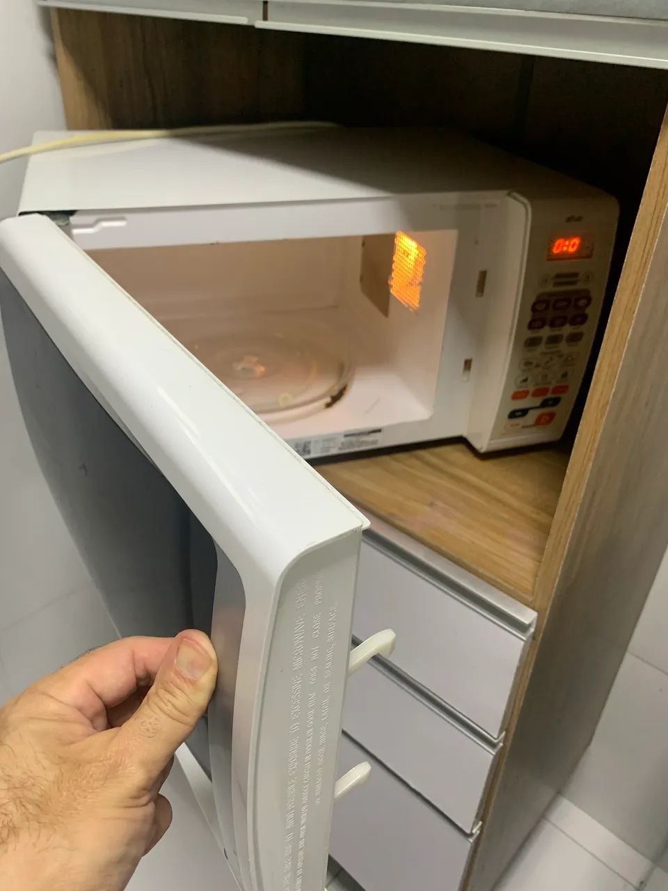 Forno Microondas Brastemp ( Com Defeito) - Foto 5