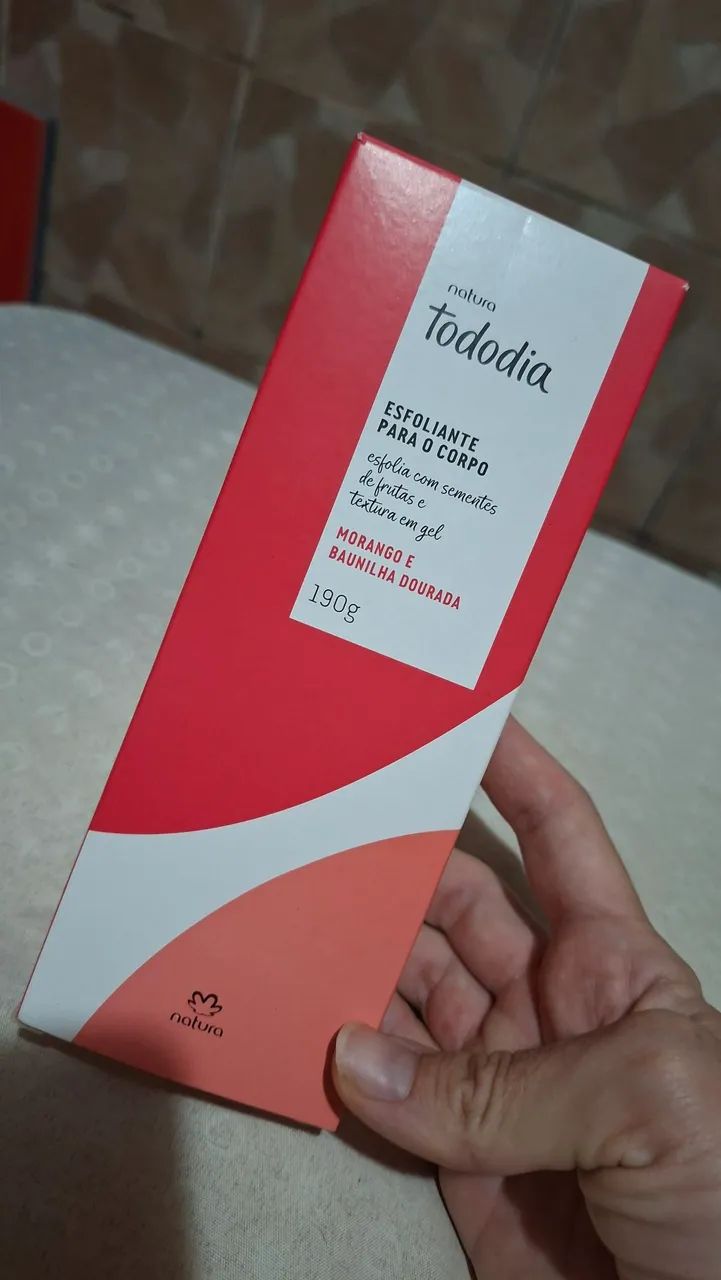 Esfoliante Corporal - Morango e Baunilha Dourada (Natura) - Foto 2
