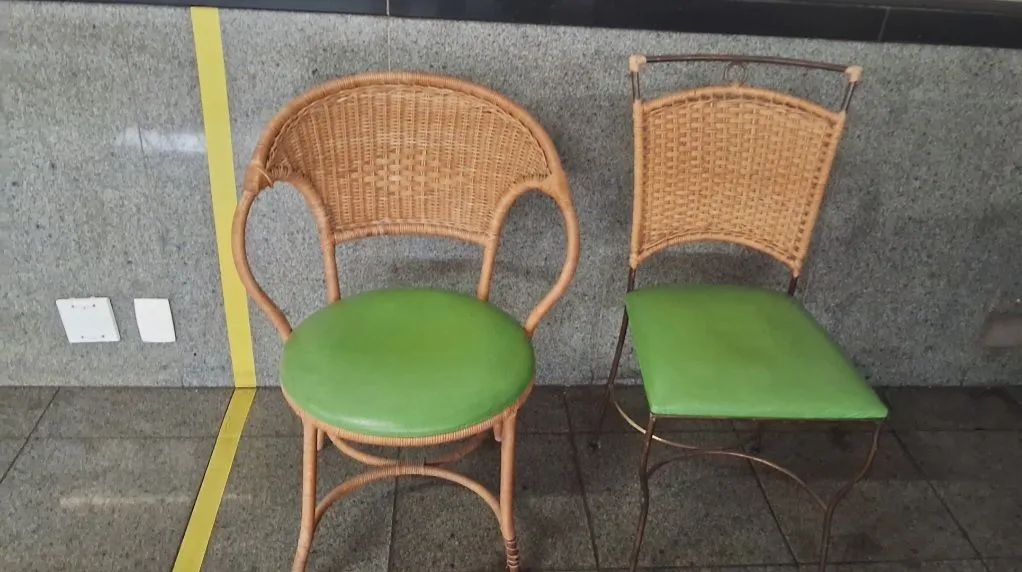 2 Cadeiras em Ferro para Varanda ou Jardim 