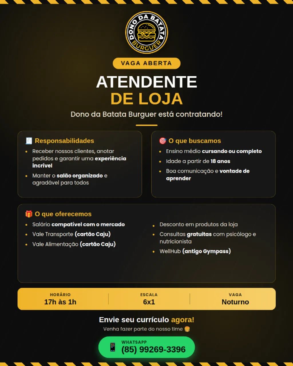 ATENDENTE DE SALÃO