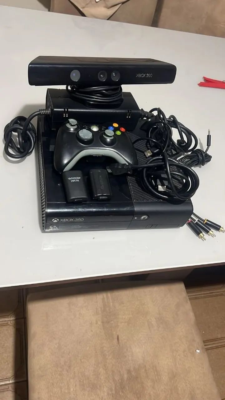 Xbox 360 seminovo e completo