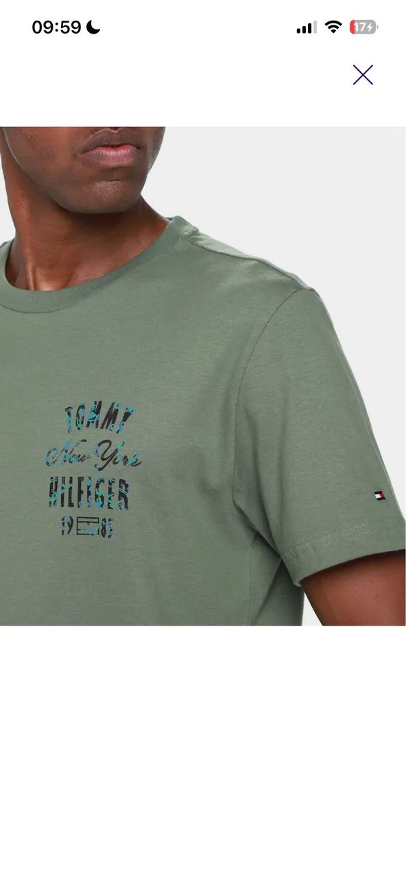 Camiseta Tommy Hilfiger (Nova e original) G - Foto 2