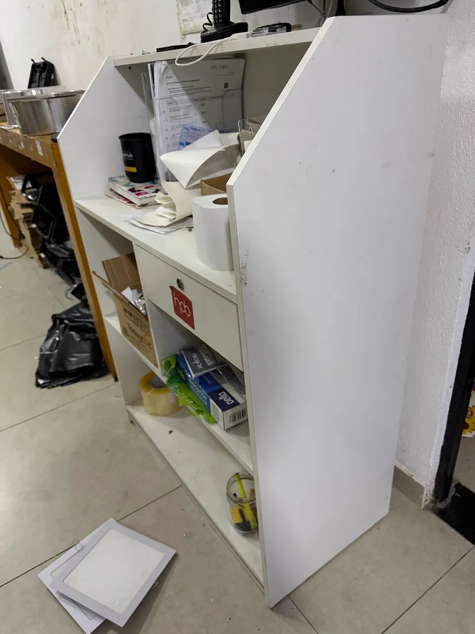 Balcão caixa MDF loja  - Foto 3