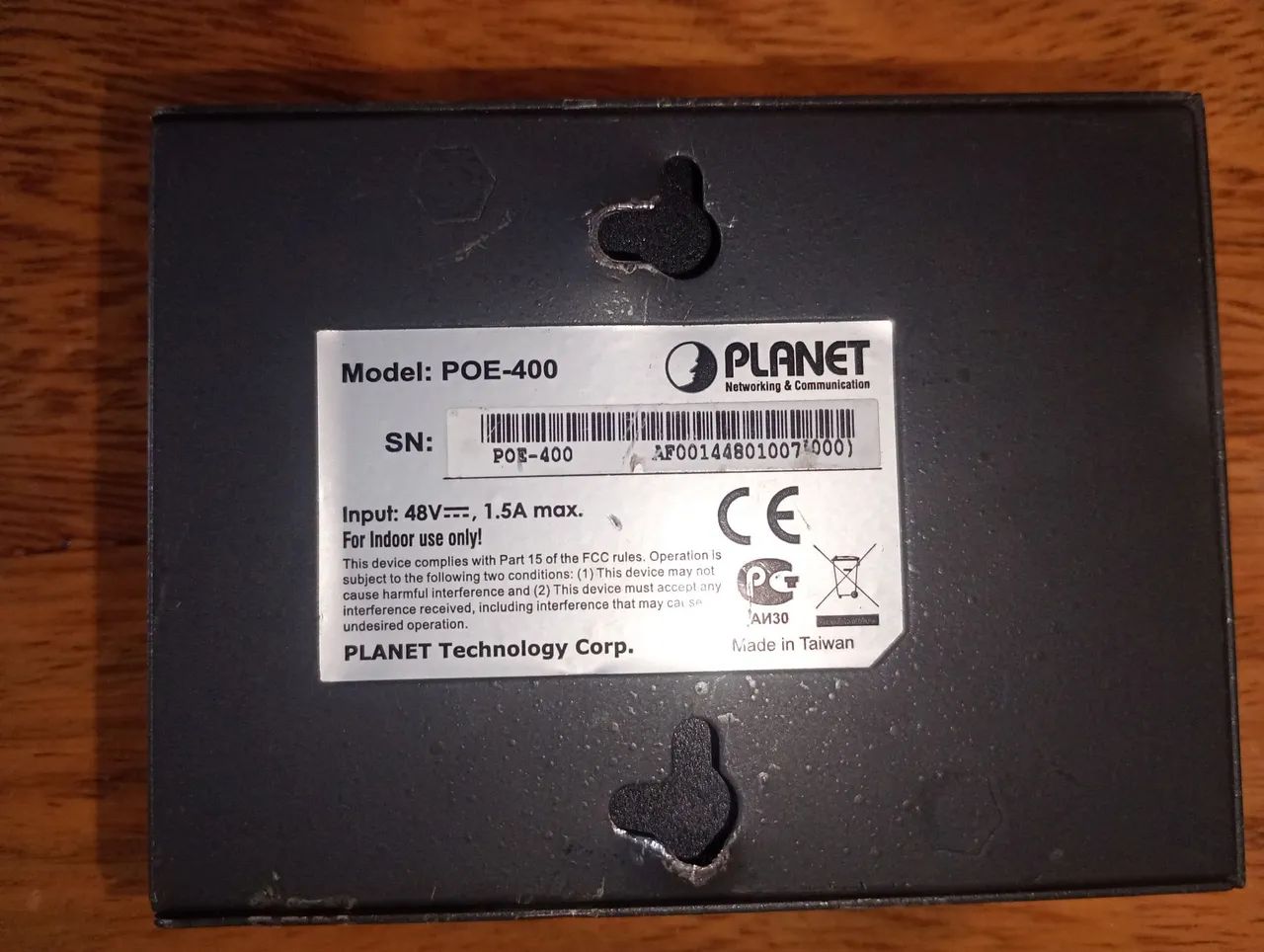 Injetor PoE Planet POE-400 - 4 Portas - Foto 2