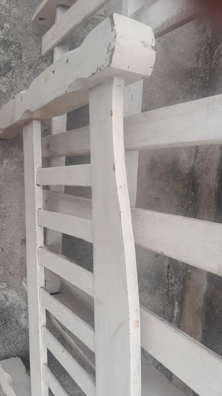 Cama de solteiro rústica de madeira pinus maciça. - Foto 3