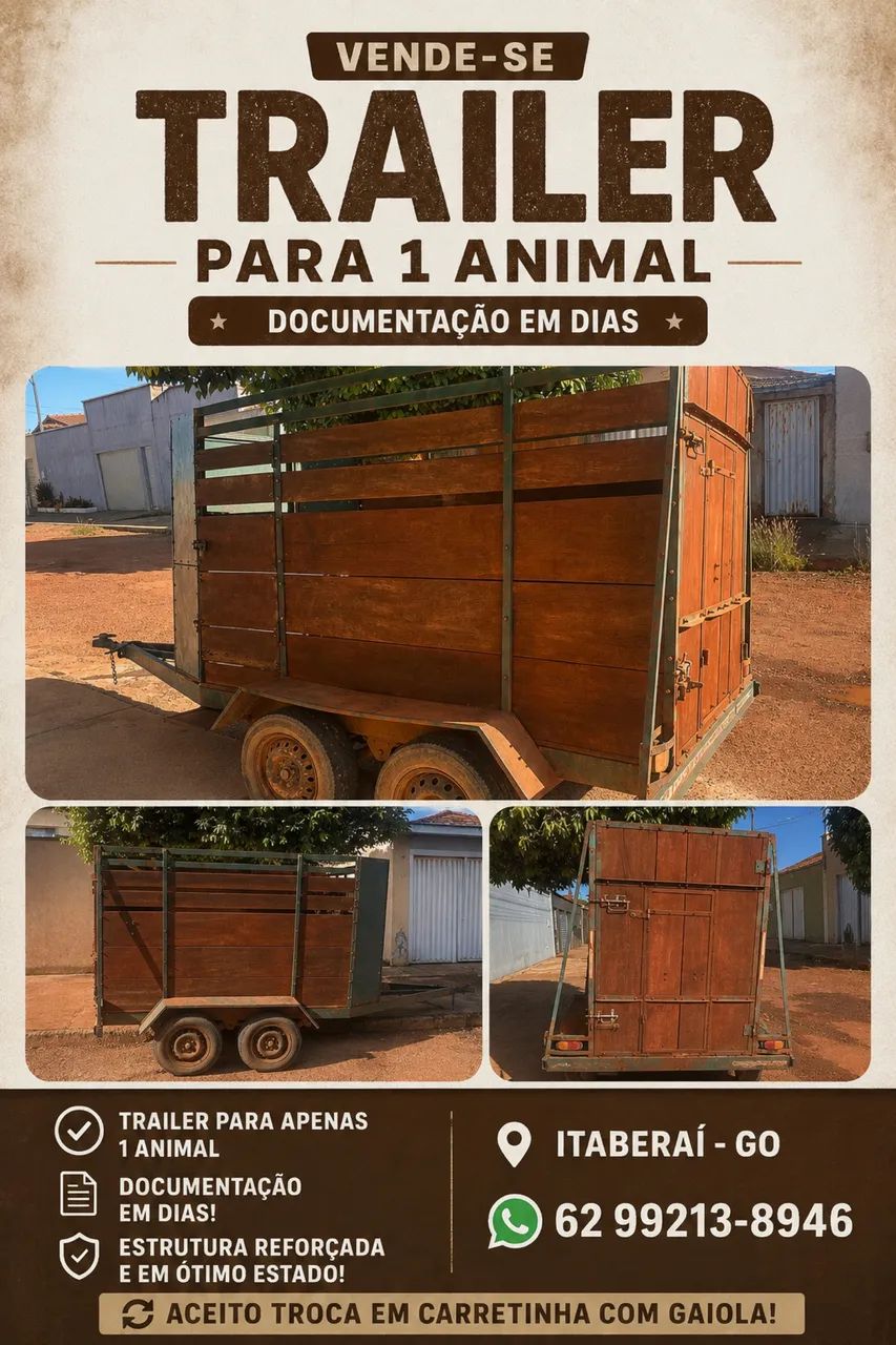 Trailer para cavalo