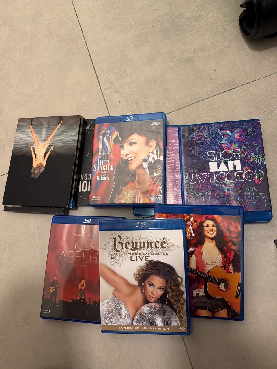 COLEÇÃO DE BLUE RAY MUSICA 