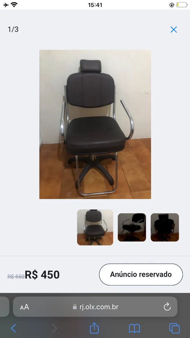 Cadeira para cabeleireiro e maquiador  - Foto 2