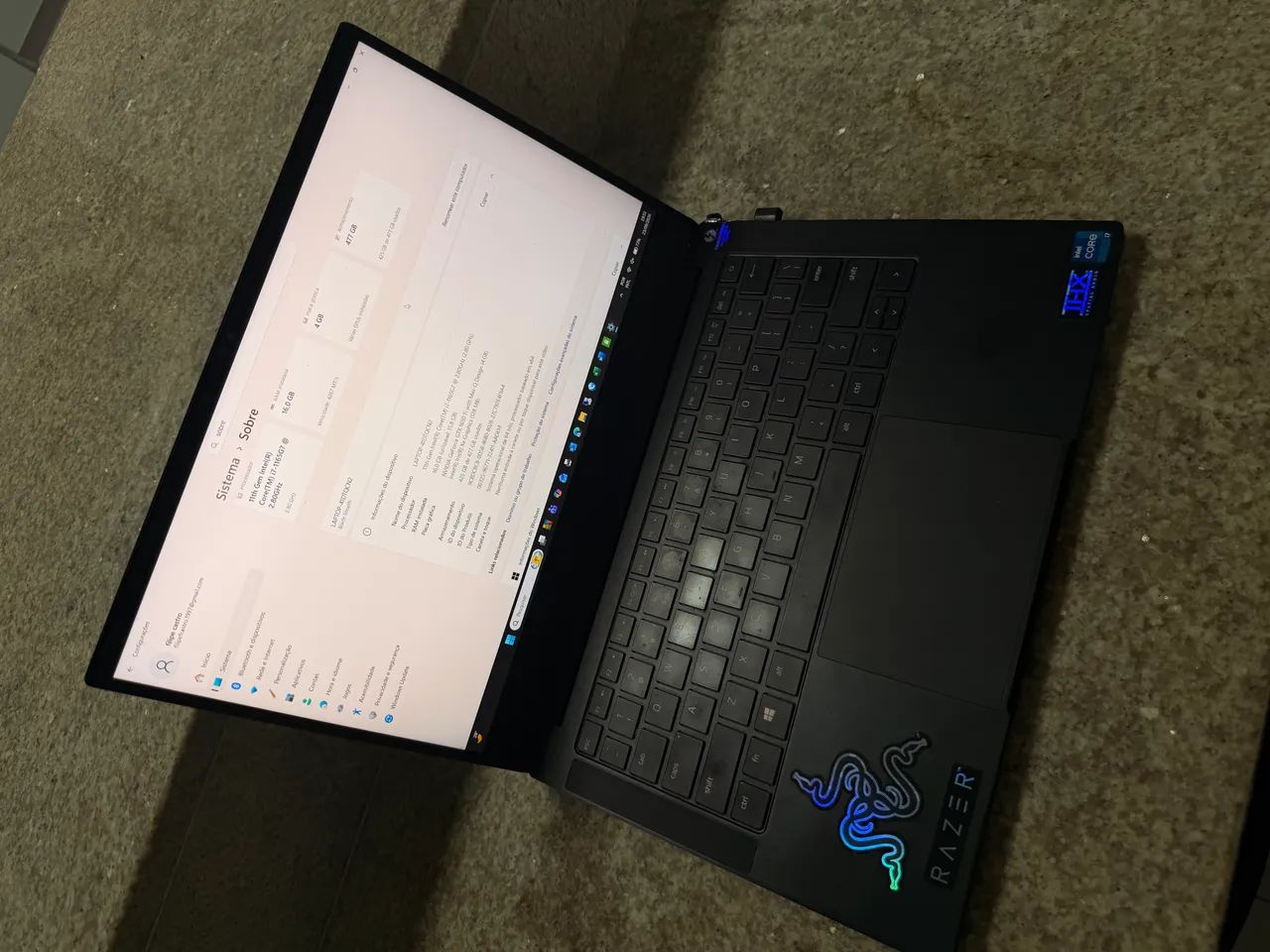 NOTEBOOK RAZER 13 Polegadas
