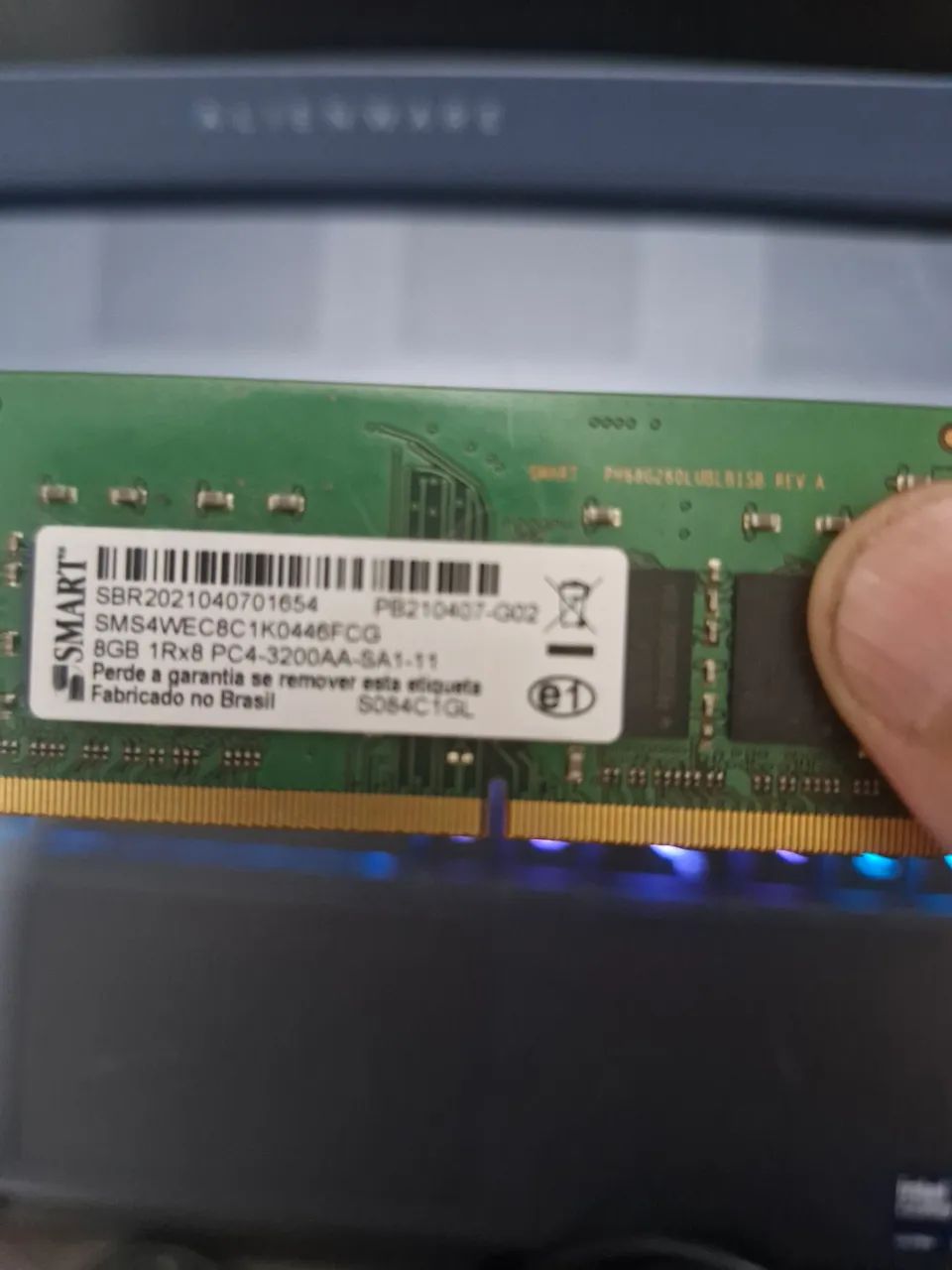 Memória 8gb DDR4 Smart 3200