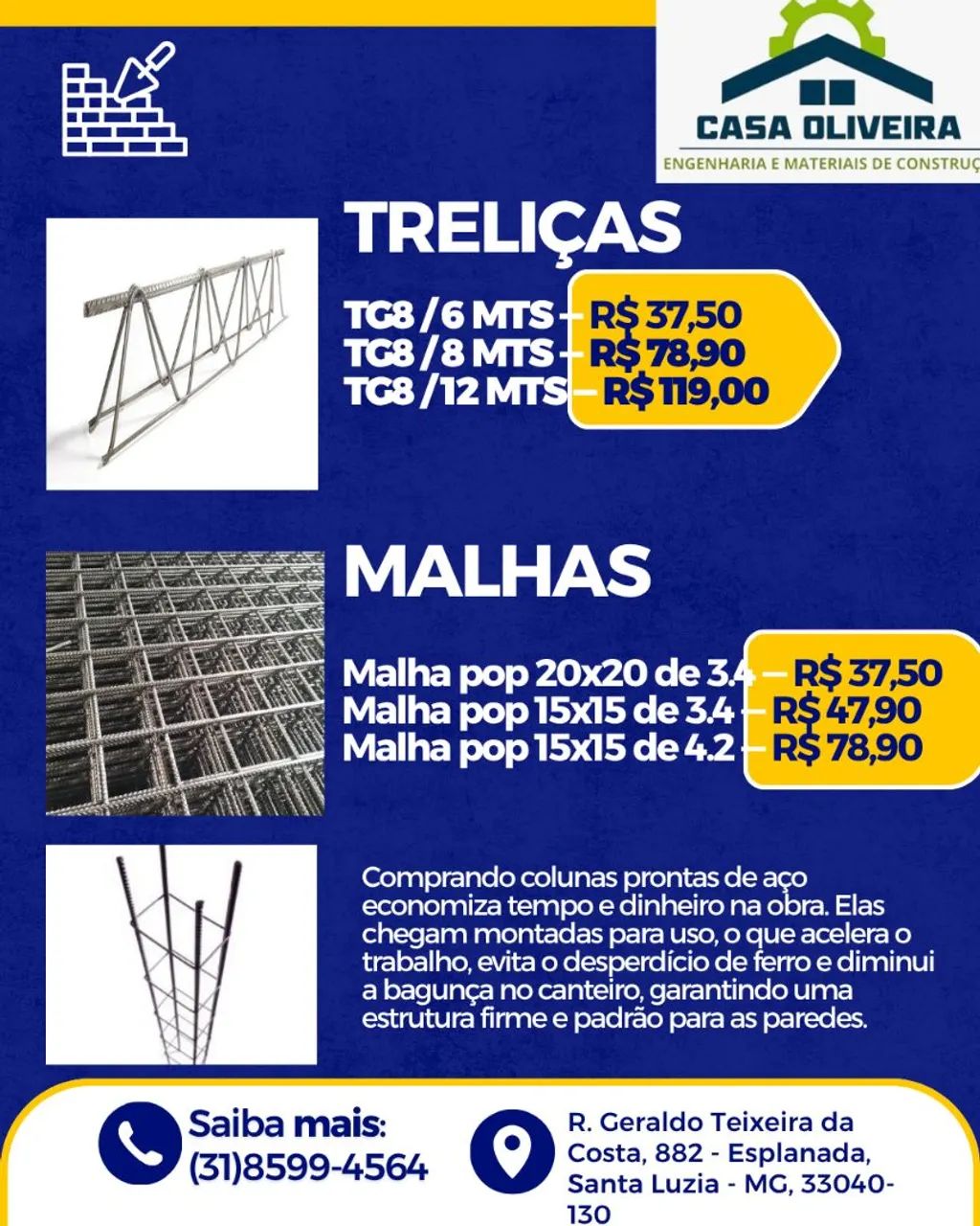 Vendo material de construção 