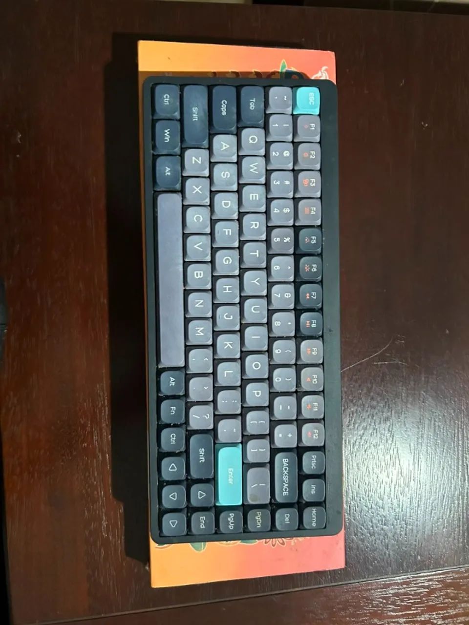 Teclado 75% Low Profile YK75 Sem fio, Bluetooth, Usb-C - Foto 2