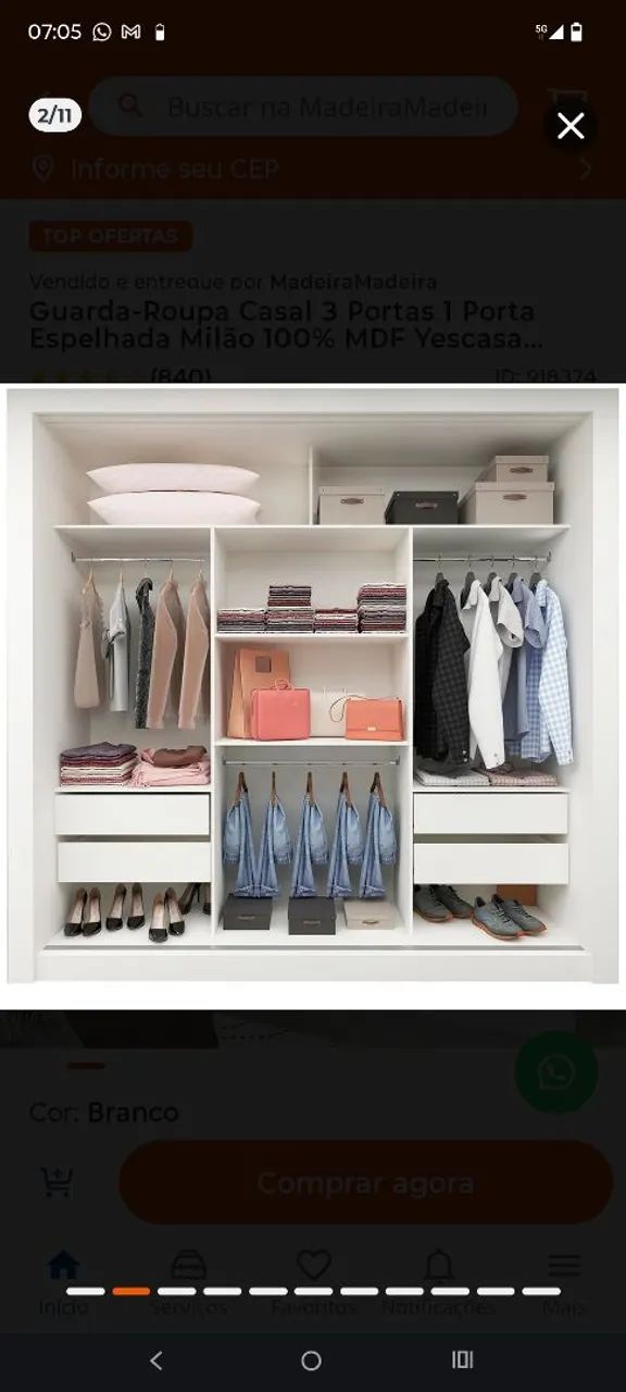Guarda roupa  - Foto 2